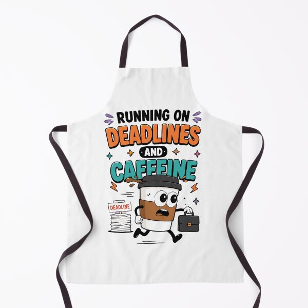 Item preview, Running On Deadlines And Caffeine Funny Coffee Humor designed and sold by Magmashup.