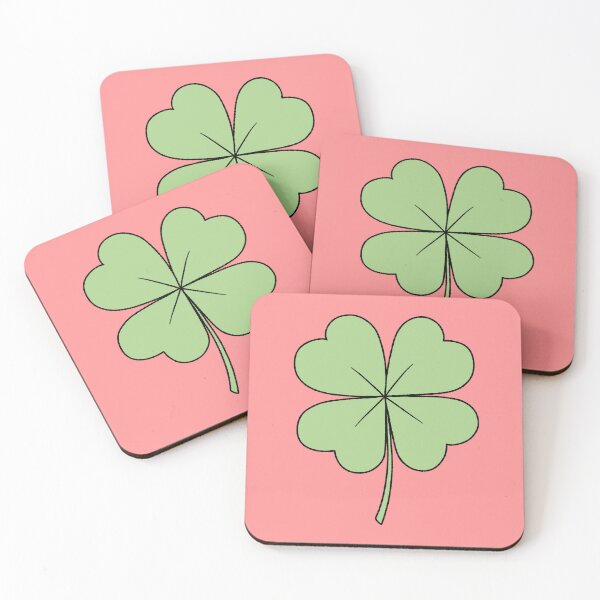 Item preview, Lucky Four Leaf Clover Minimal Illustration designed and sold by ubborn.
