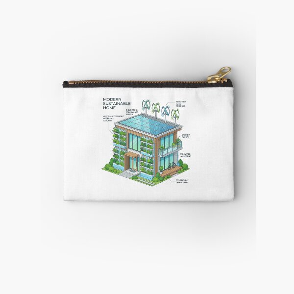 Item preview, Solarpunk Hydroponic Haven Sustainable Architecture Art designed and sold by PictoVibe.