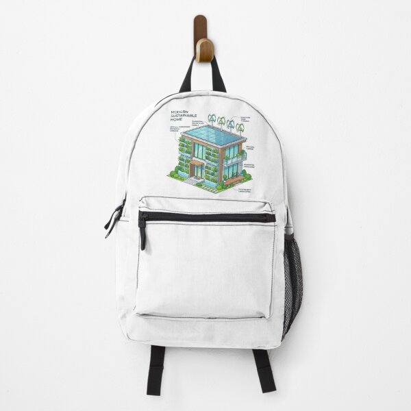 Item preview, Solarpunk Hydroponic Haven Sustainable Architecture Art designed and sold by PictoVibe.