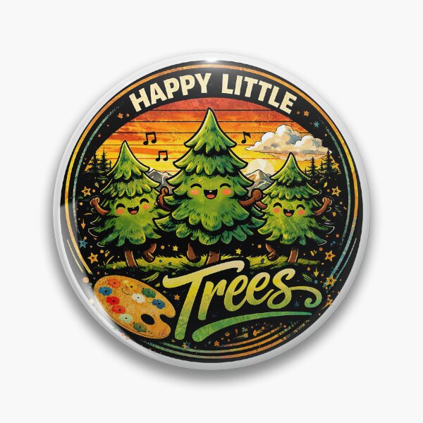 Item preview, Bob Ross Merch, Bob Ross Fan Art, Happy Little Trees designed and sold by graphic-genie.