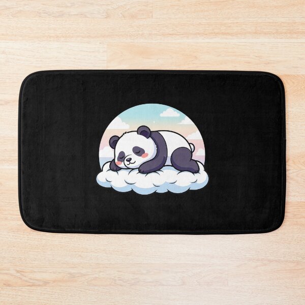 Item preview, Cute Sleeping Panda on Cloud Pastel Sunset Illustration designed and sold by Osmose-Studio ⭐⭐⭐⭐⭐.