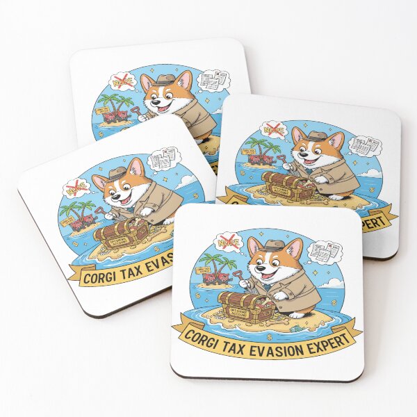Item preview, Corgi Tax Evasion Expert designed and sold by ClaussShop.