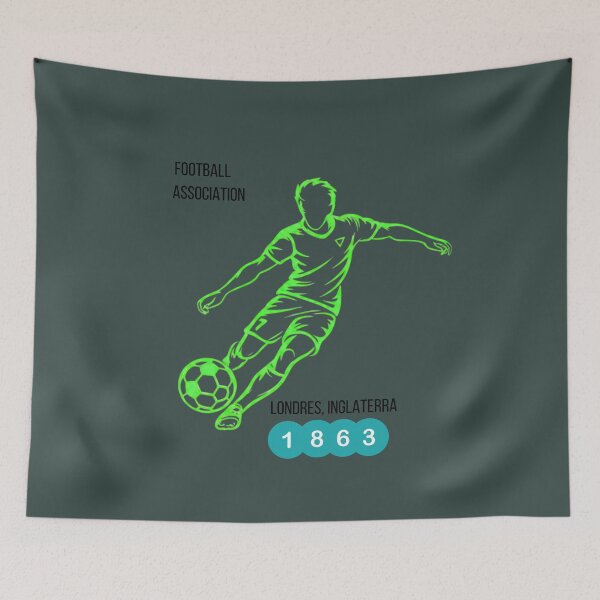Item preview, Retro Football Association Neon Seamless Pattern designed and sold by tiendaanaconda.