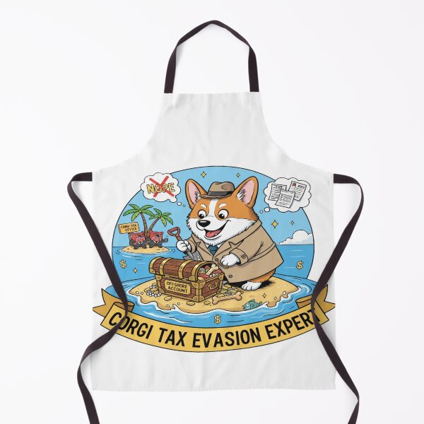 Item preview, Corgi Tax Evasion Expert designed and sold by ClaussShop.