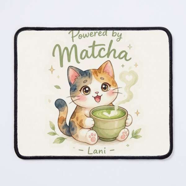 Item preview, Lani Powered by Matcha Sticker |Powered by Aloha Collection designed and sold by LaniDigitalNook.