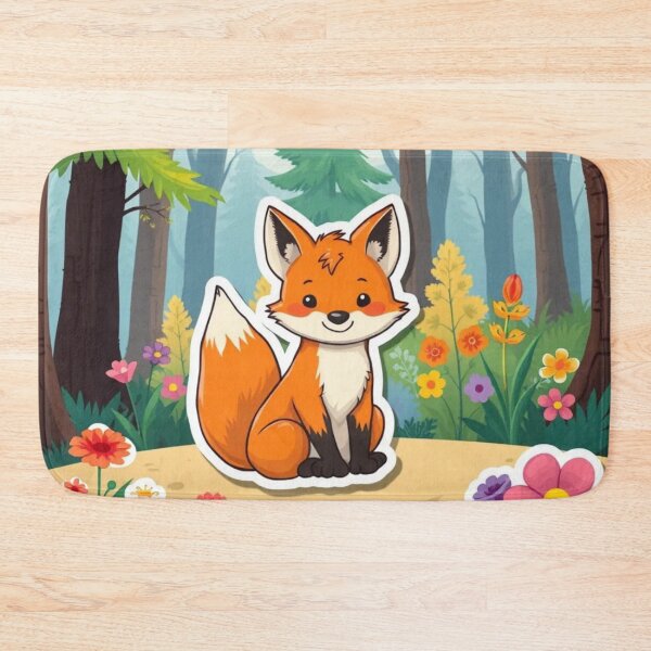 Artikelvorschau, Der freundliche Waldfuchs entworfen und verkauft von omg-designs.