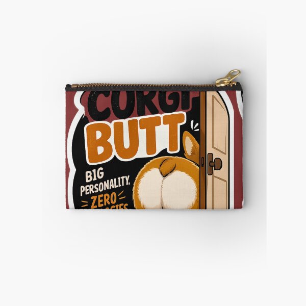Item preview, Corgi Butt Big Personality Sticker - Zero Apologies, Funny Corgi Humor, Bold Dog Lover Gift, Pembroke Welsh Corgi Art, Wave Time designed and sold by Wave time.