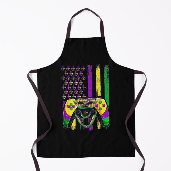 Item preview, Mardi Gras Gamer Controller Neon Bead Party Retro Arcade Style designed and sold by FGTV2021.