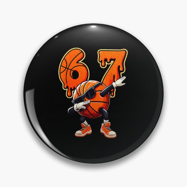 Item preview, Basketball Age 6 and 7 Drippy Number Sports Birthday Fun designed and sold by allistermariam.