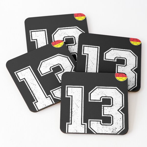 Item preview, Soccer player number 13 Germany Flag designed and sold by RoyesButler.
