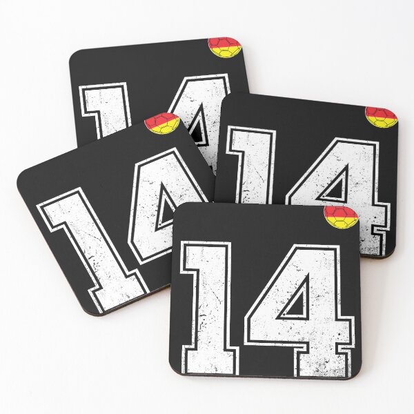 Item preview, Soccer player number 14 Germany Flag designed and sold by RoyesButler.