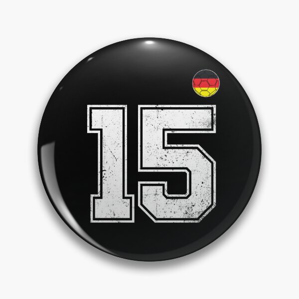 Item preview, Soccer player number 15 Germany Flag designed and sold by RoyesButler.