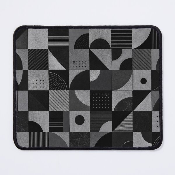 Item preview, Monochrome Geometric Checkerboard Abstract Pattern designed and sold by optimusprime39.