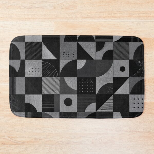 Item preview, Monochrome Geometric Checkerboard Abstract Pattern designed and sold by optimusprime39.