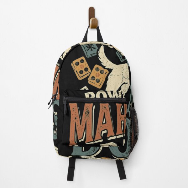 Item preview, Powered by Mahjong and Dogs Vintage Retro Dog Lover Design designed and sold by haitrieuic96.