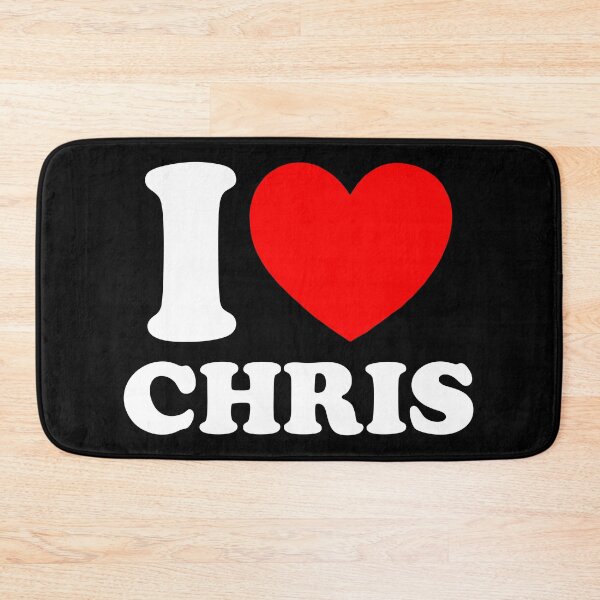 Item preview, I Love Heart Chris - Funny Family Chris Name Gift designed and sold by arzameldiza.