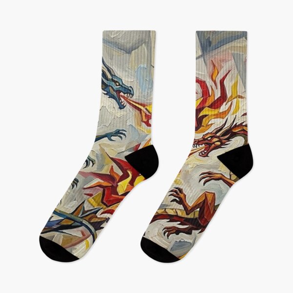 Item preview,  Dragons breathing fire designed and sold by YOU SHOP NOW.