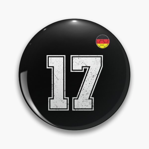 Artikelvorschau, Fußballspieler Nummer 17, deutsche Flagge entworfen und verkauft von RoyesButler.