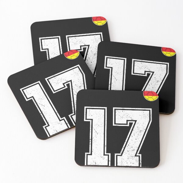 Item preview, Soccer player number 17 Germany Flag designed and sold by RoyesButler.