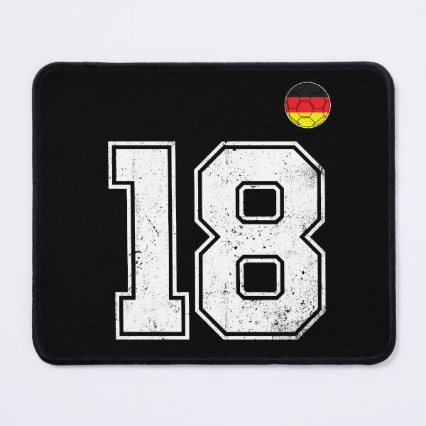 Item preview, Soccer player number 18 Germany Flag designed and sold by RoyesButler.