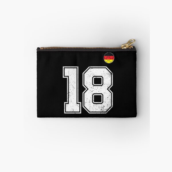 Item preview, Soccer player number 18 Germany Flag designed and sold by RoyesButler.