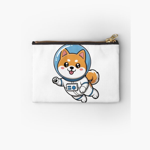 Item preview, Cute Shiba Inu Astronaut in Black Spacesuit Cartoon designed and sold by KrisGraphic45.