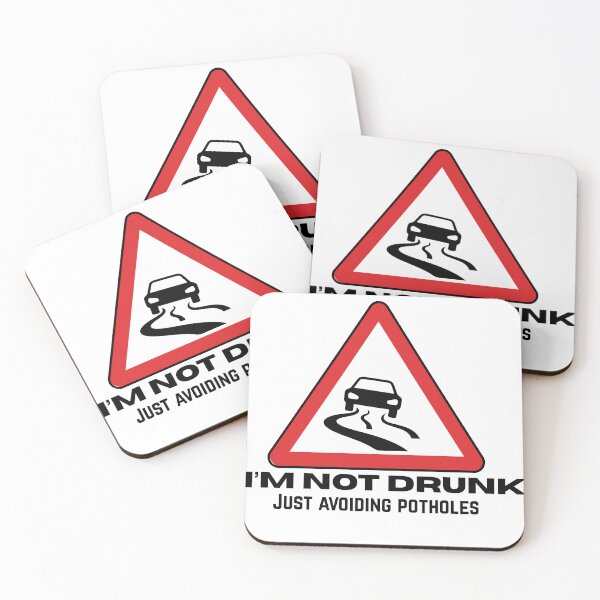 Item preview, I'm not drunk just avoiding potholes designed and sold by bumperstickerrs.