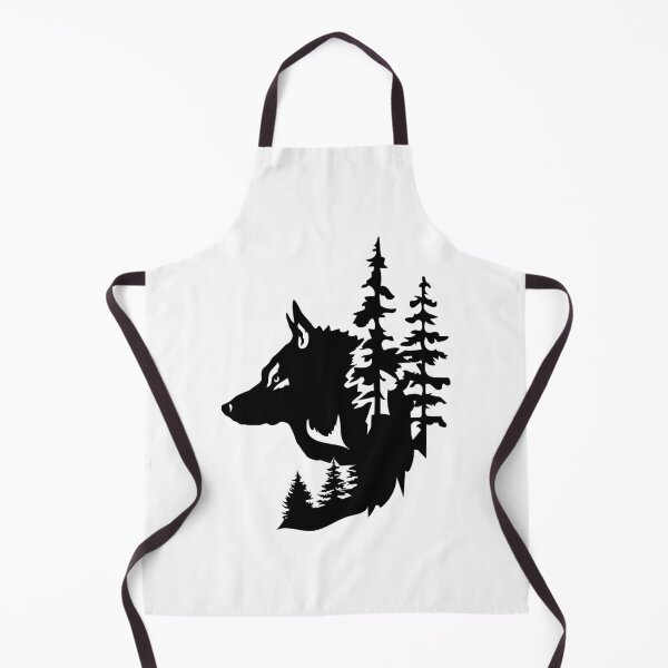 Item preview, Wolf Head and Forest designed and sold by MagnoliaLake.