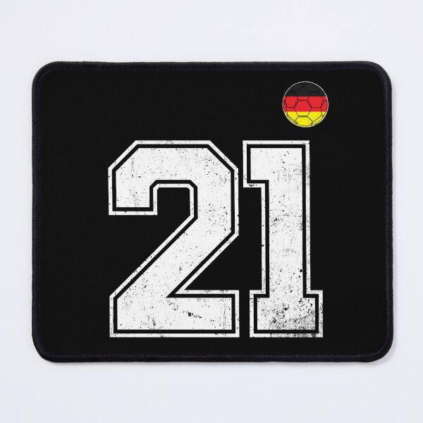 Item preview, Soccer player number 21 Germany Flag designed and sold by RoyesButler.