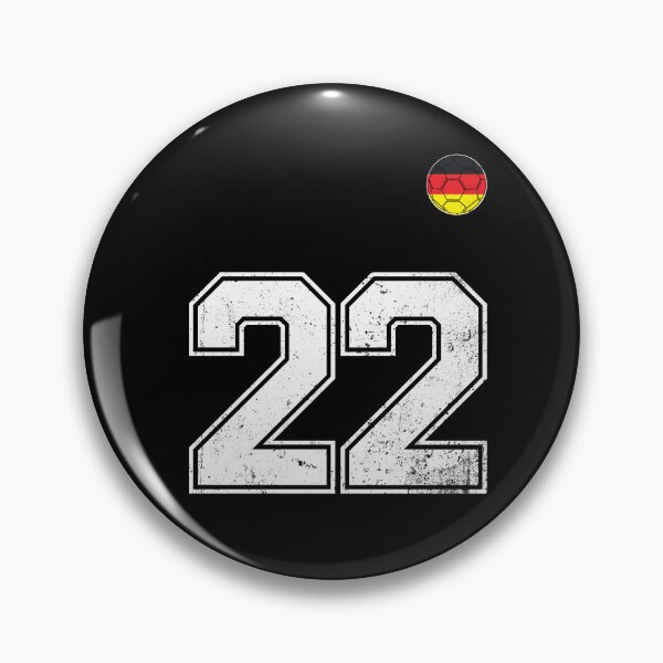 Item preview,  Soccer player number 22 Germany Flag designed and sold by RoyesButler.