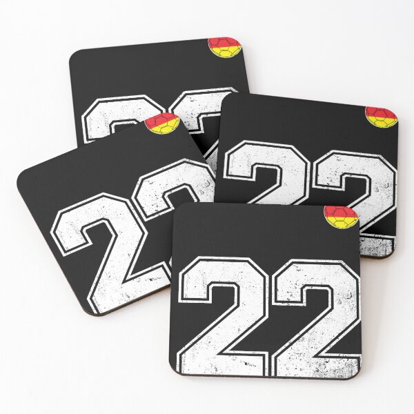 Item preview,  Soccer player number 22 Germany Flag designed and sold by RoyesButler.