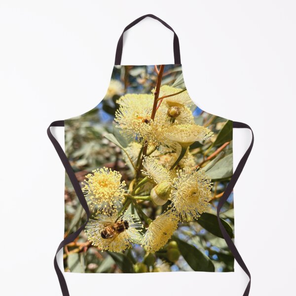 Item preview, Round-Leaved Mallee Eucalyptus with Bee Australian Native Flower designed and sold by Be Captured by Brittany Emma.