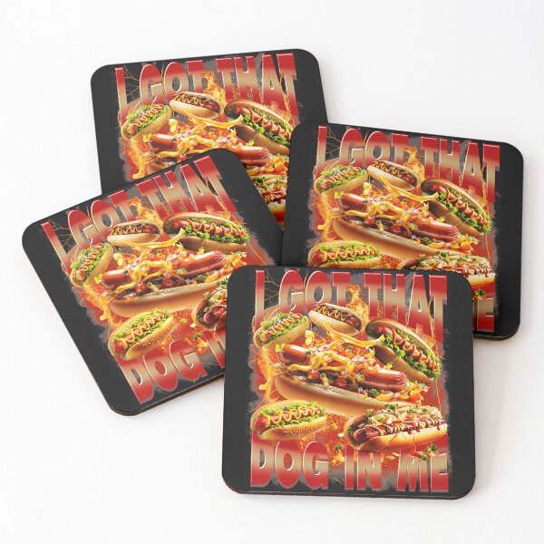 Item preview, I Got That Dog In Me Funny Hot Dog Meme Retro Bootleg Style designed and sold by Masonixem.