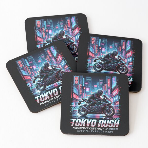 Item preview, Tokyo Rush | Midnight District Print Design  designed and sold by BigBoyFunky.