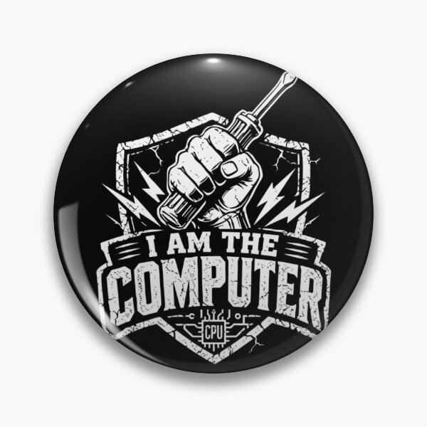Item preview, I Am The Computer - Vintage PC Building & IT Professional Design designed and sold by haitrieuic96.