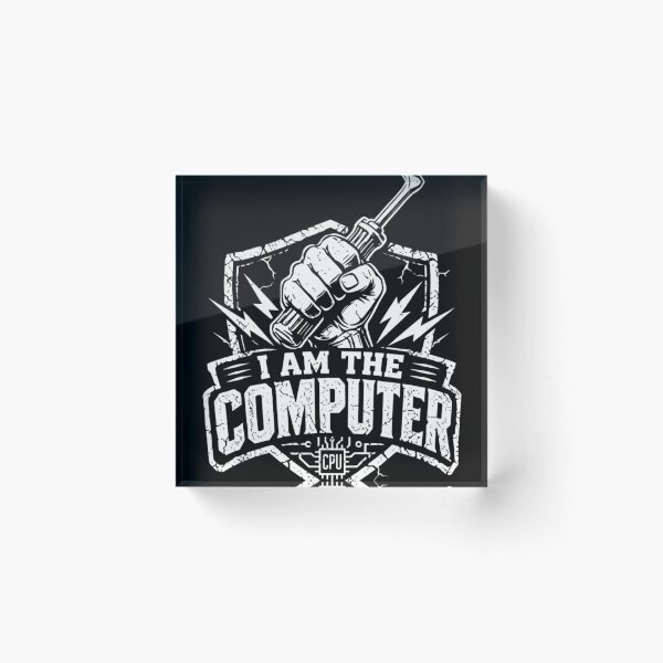 Item preview, I Am The Computer - Vintage PC Building & IT Professional Design designed and sold by haitrieuic96.