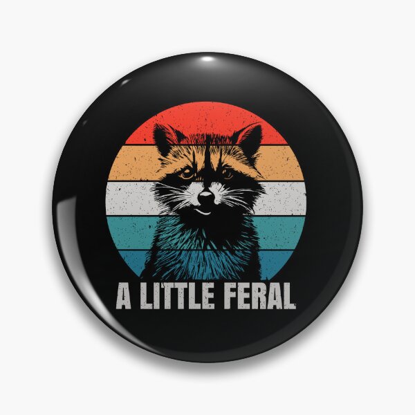 Item preview, A Little Feral - Raccoon Lover Funny Gift designed and sold by arzameldiza.