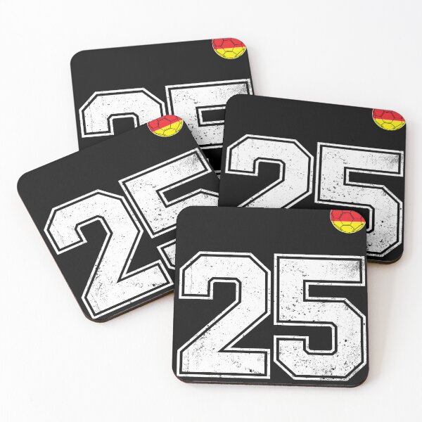 Item preview, Soccer player number 25 Germany Flag designed and sold by RoyesButler.