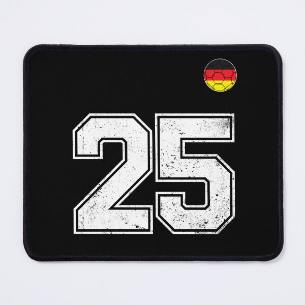 Item preview, Soccer player number 25 Germany Flag designed and sold by RoyesButler.