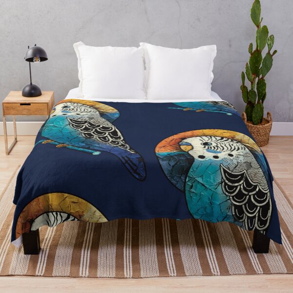 Item preview, Wild Blue Budgerigar designed and sold by Karin Taylor.