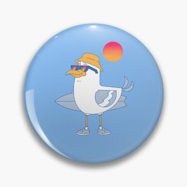 Item preview, Retro Surf Gull designed and sold by Artthree.