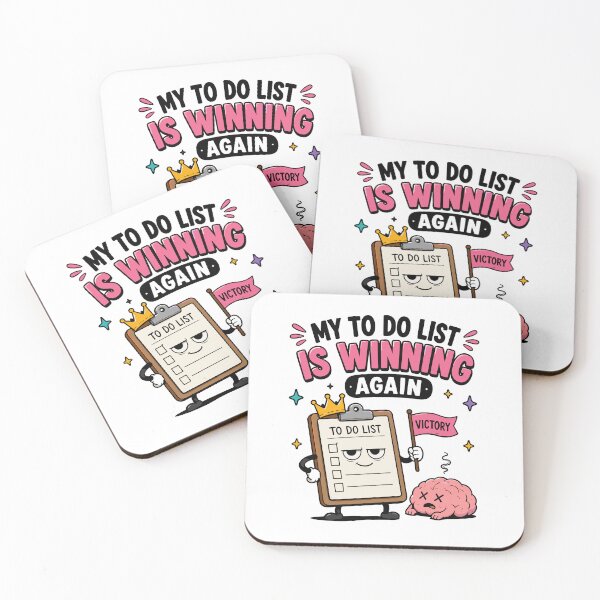 Item preview, My To Do List Is Winning Again Funny Productivity Humor designed and sold by Gift Phrase Studio.