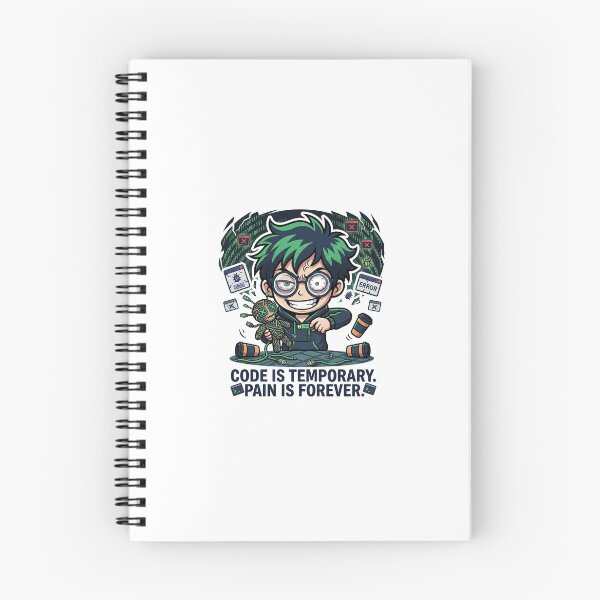 Item preview, Code Is Temporary Pain Is Forever designed and sold by IntrovertEngineer11.