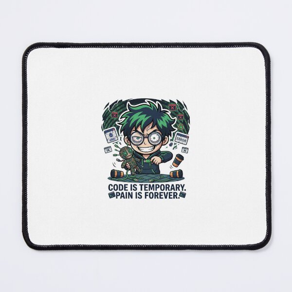 Item preview, Code Is Temporary Pain Is Forever designed and sold by IntrovertEngineer11.