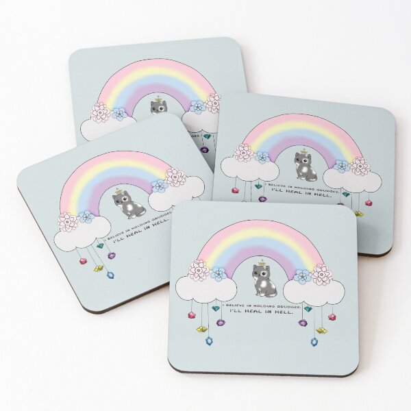 Item preview, I'll Heal In Hell Cute Cat Rainbow designed and sold by LeeAnnaRose96.