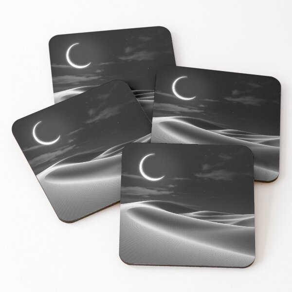 Item preview, Crescent Moon Over Endless Desert Dunes designed and sold by EllDAV777.