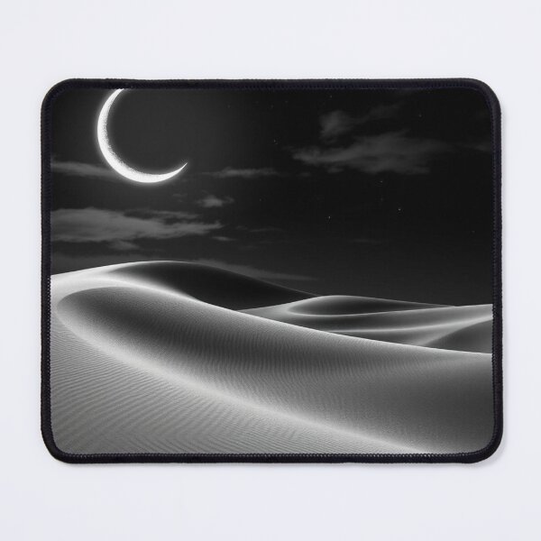 Item preview, Crescent Moon Over Endless Desert Dunes designed and sold by EllDAV777.