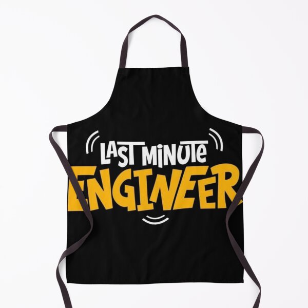 Item preview, Last Minute Engineer Funny Engineering Student Typography Design designed and sold by The craft.