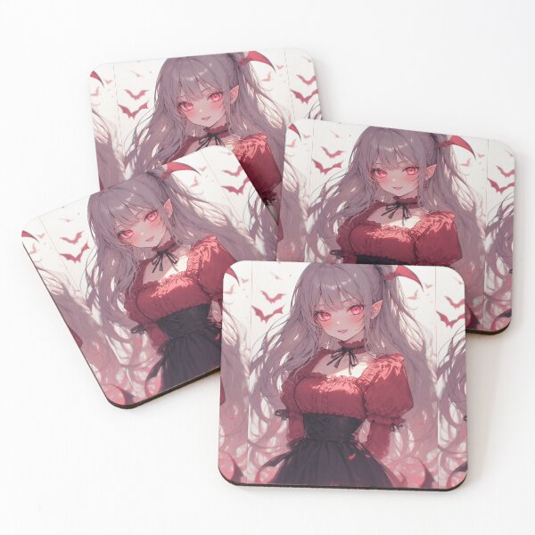 Item preview, Vampire girl and red bats designed and sold by ArtsJulian.